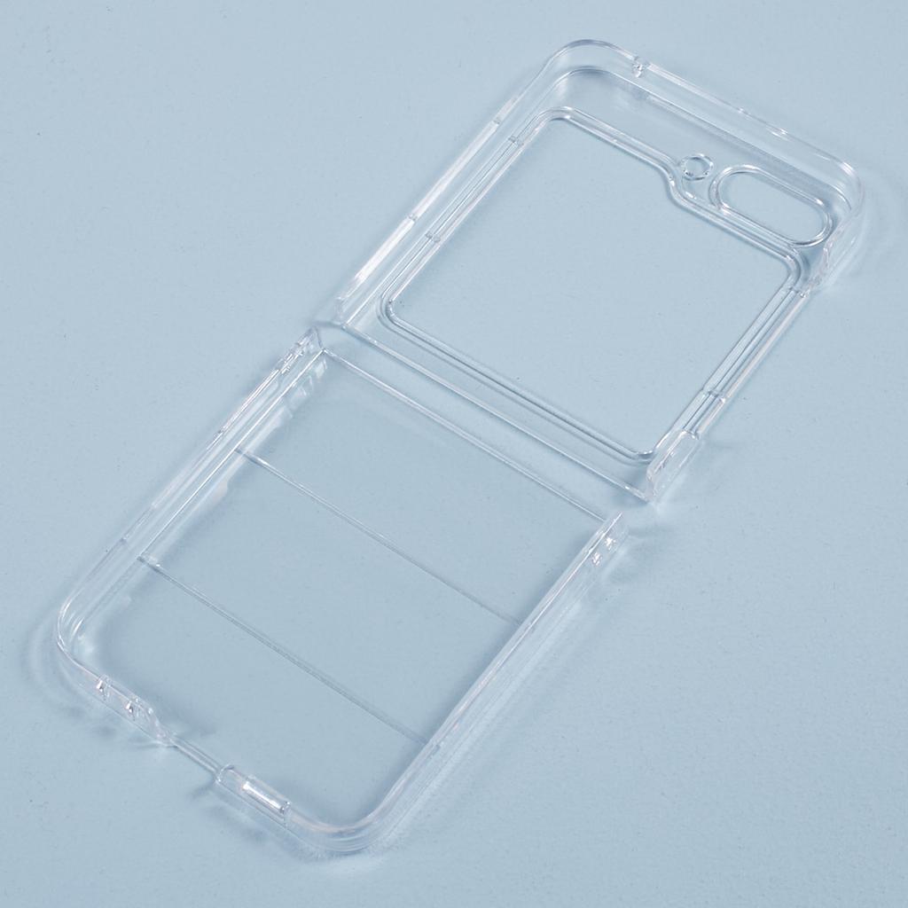 For Samsung Galaxy Z Flip5 5G Clear Phone Case Anti-Scratch Hard PC Back Cover
