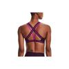 Under Armour Crossback Shine Solid Low-Impact Sports Bra Women underwear Purple 1363239-501