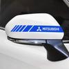 Car Rearview Mirror Side Decal Stripe Sticker Vehicle Body Accessories For Mitsubishi Lancer Asx Outlander Pajero Galant