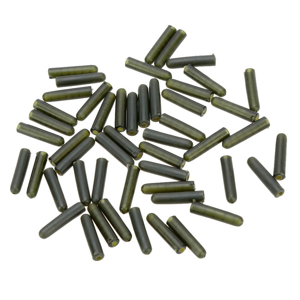 50PCS 26mm Length Carp Rig Sleeves TPR Fishing Hook Link Tubing Sleeve Carp Fishing