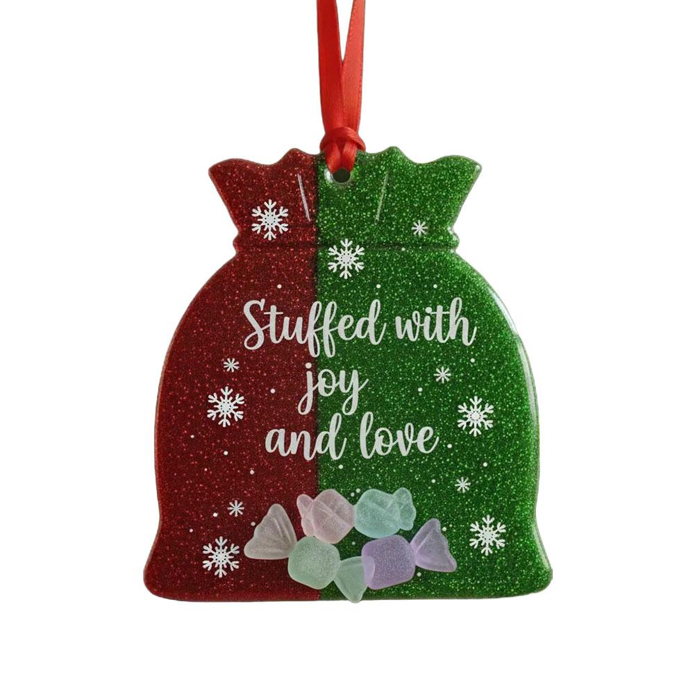 New Christmas Acrylic Friendship Hanging Pendants Ornaments Xmas Tree 2026 New Year Party Home Decoration DIY Gifts