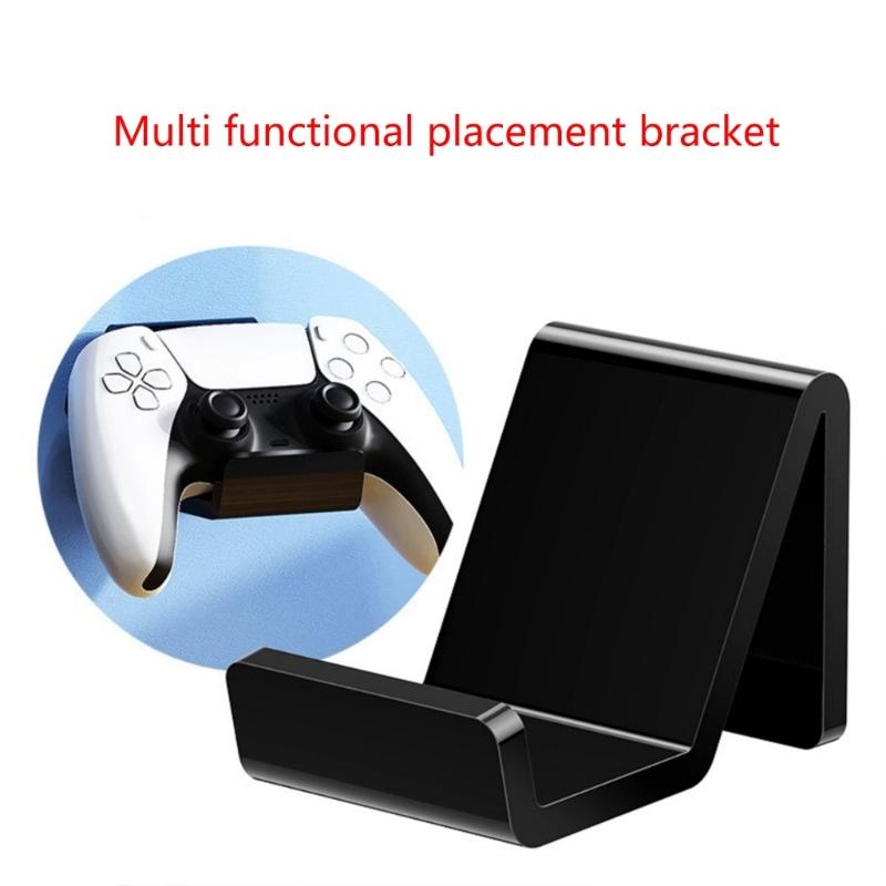 2pcs Sturdy Game Controllers Storage Shelf Convenient Wall Hangings Hook for Game Controllers Headsets Organizers Shelf