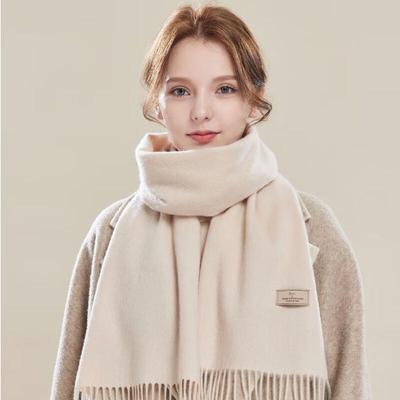 Women's Thickened Pure Cashmere Scarf Shawl