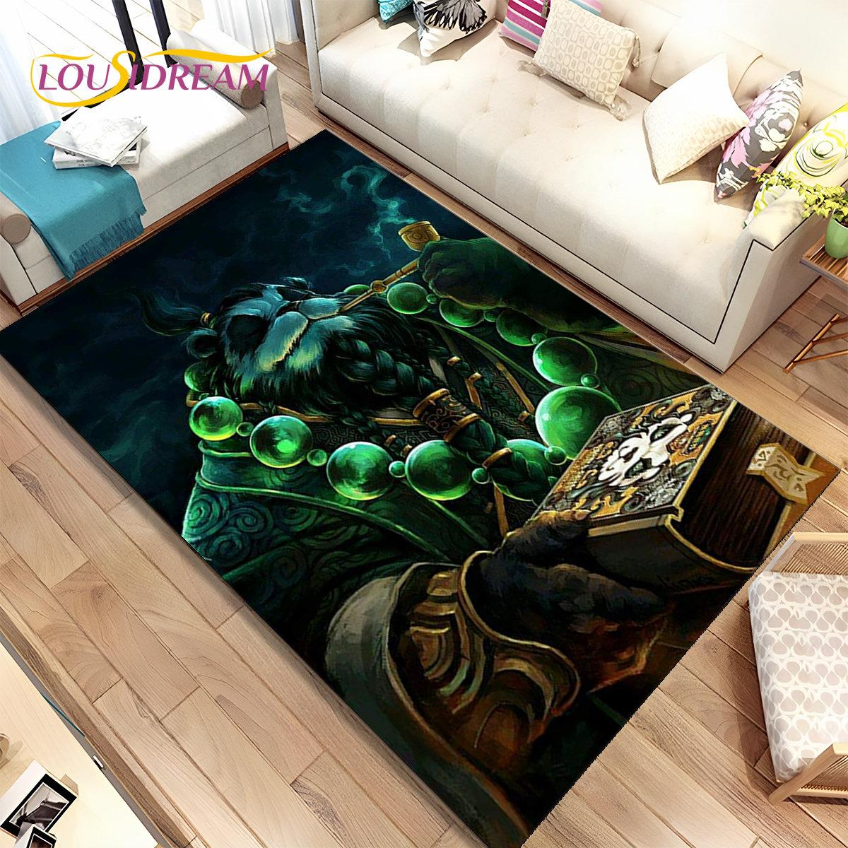 

World of Warcraft, WOW, коврик для игрового геймера, коврик для гостиной, спальни, дивана, коврик для украшения, детский нескользящий напольный коврик 3D 40x60cm(15x23in)