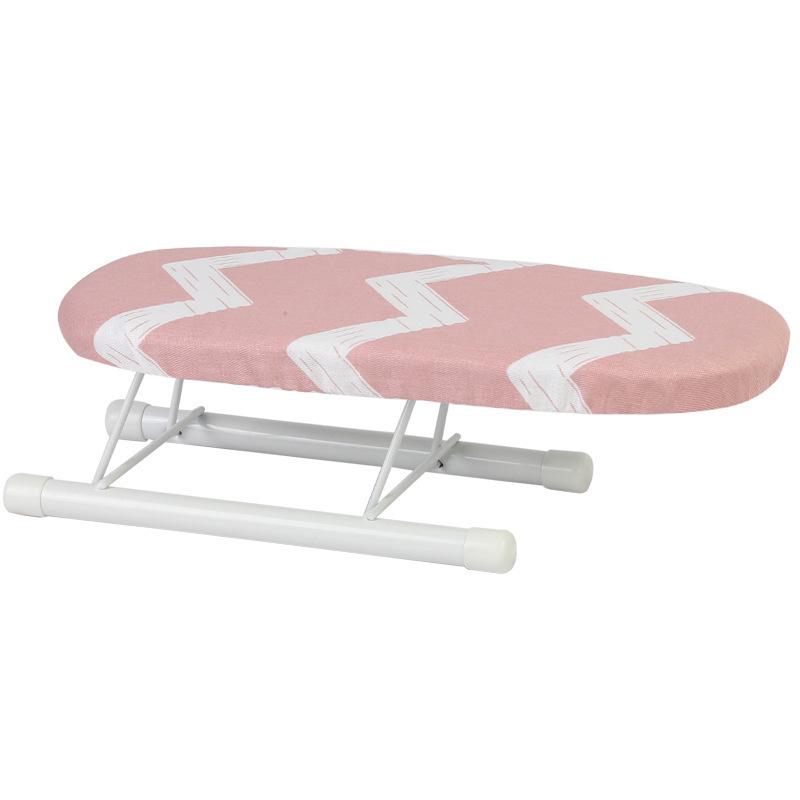Compact Foldable Sleeve and Collar Ironing Board with Storage