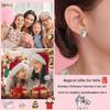 Emlimny Silver Stud Earrings for Hypoallergenic CZ Lovely woman for woman Birthday Party