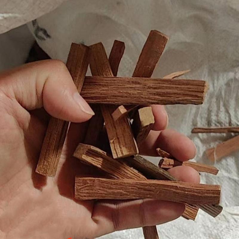 500g Pure Natural Sandalwood Strip Log Spice Bedroom Office Air Purification Soothing Spiritual Temple Meditation Aromatherapy