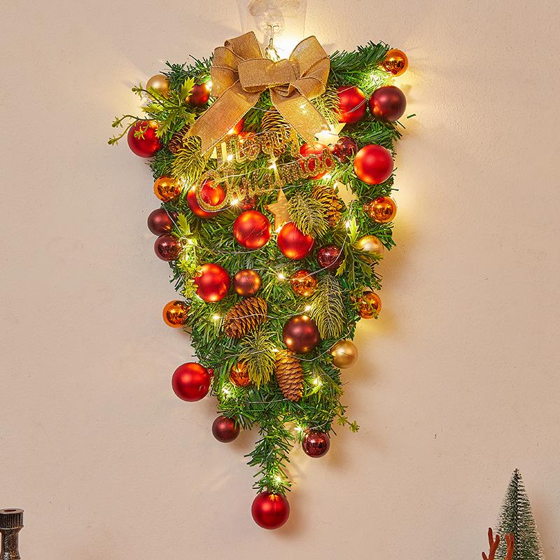 Christmas Door Wreath & Holiday Ornament for Festive Decor