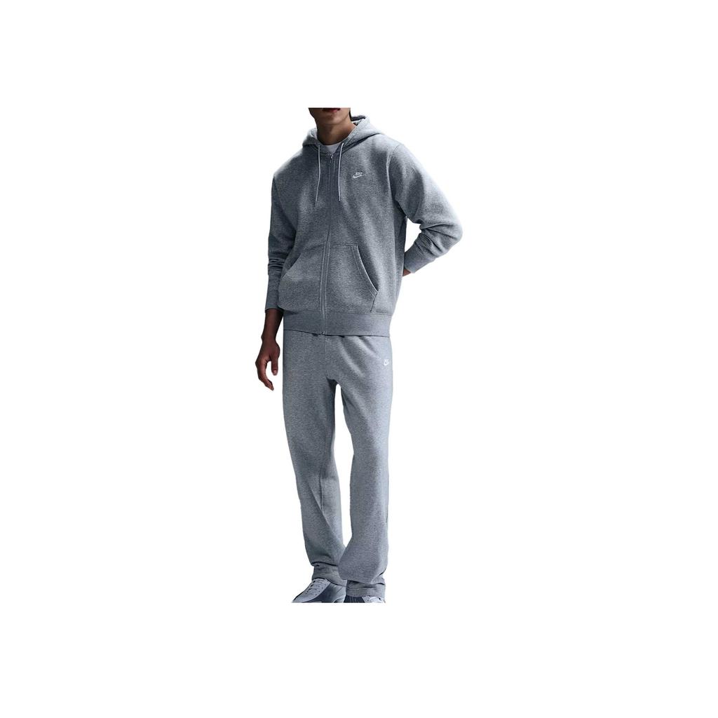 Nike Club Comfortable Casual Simple Versatile Solid Color Sweatshirt Men tops Gray FN3861-063