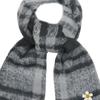 GRAVER [UNISEX] Blomma Prick Broderi Rutig Halsduk_6 Färger