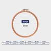 Wooden DIY Household Beech Circle Embroidery Frame Sewing Tool Cross Stitch Hoop Embroidery Hoop