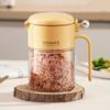 Large Capacity Glass Seasoning Jar 400ml Salt Seasoning Box Sugar and Salt Container  for Home
