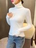 2025 Autumn/Winter Slim-Fit High-Neck Double-Brushed Thermal T-Shirt