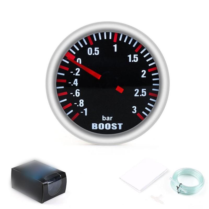 Car Modification Racing Gauge 12V Turbocharger Gauge 52mm Mechanical 3bar Car Boost Indicator Auto Gauge Car Meter trument