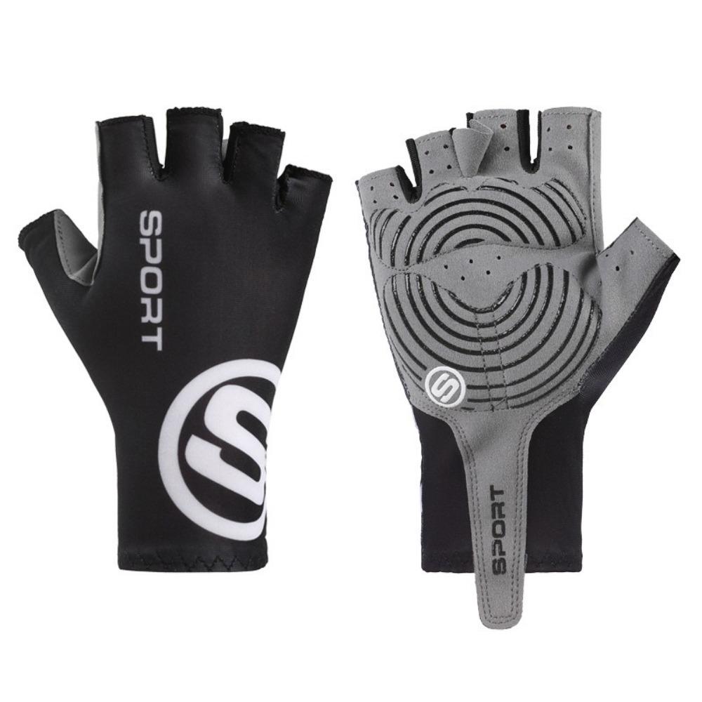Windproof Half Finger Gloves Touch Screen Cycling Gloves Women Men Bicycle Gloves  MTB Road Bike