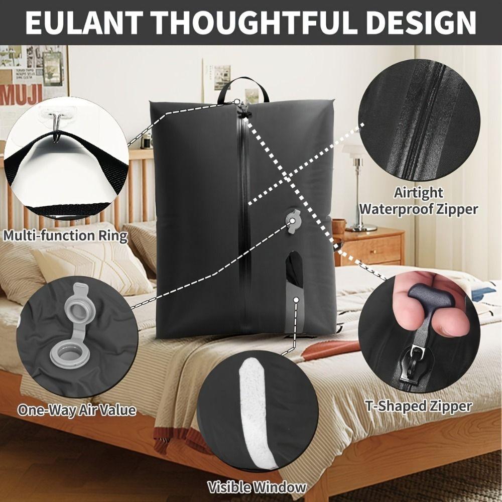 Reusable Vacuum Compression Bag Dustproof Luggage Vacuum Storage Bag Suitcase