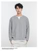 Also Stop Men's Layered V-Neck Long Sleeve Sweatshirt, 2025 Spring Loose Pullover, Light Mature Style