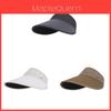 Summer Sun Protection Wide Brim Hat For Women With Adjustable Polyester Outdoor Travel Sunhat