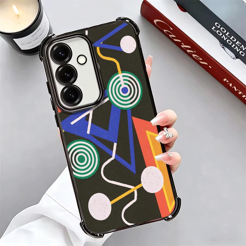 Abstract Geometry PopArt Desgin Soft Phone Case For Samsung A17 A27 A07 A37 A57 A16 A56 A15 A55 A14 A54 A13 A53 A26 A36 A25 A35