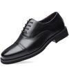 Authentic Top Layer Cowhide Classic Men's Three Joint Leather Shoes Genuine Leather Formal Business Casual Men's Shoes