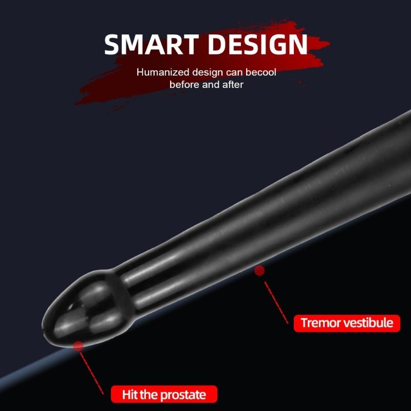 Long Dildos Black Anal Plug Butt Plug Prostate Massager For Women Men Adult Toys Sex Toys Stretching Anus Dilators Pleasure 18+