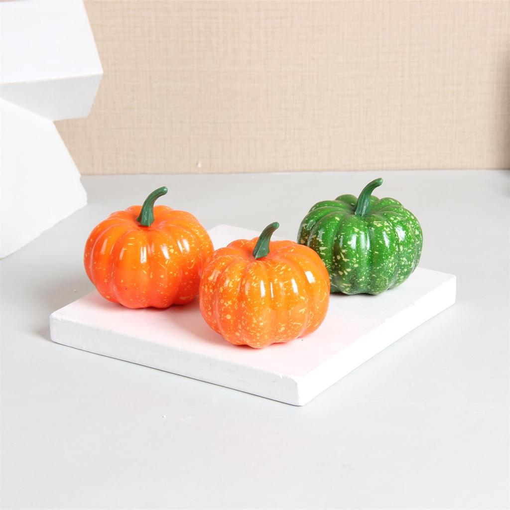 Foam Pumpkin Model - Halloween & Christmas Decor, Photography Props, Fake Fruit & Vegetable Toy