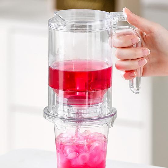 Tea Infuser Mug with Lid Detachable Filter Teapot for No-Bitter Brewing Large Capacity Leak-Proof Tumbler for Loose Leaf Tea