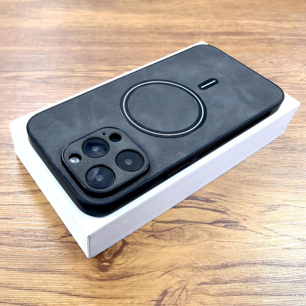 Luxury Leather Retra Case For iPhone 17 16E 16 15 14 13 12 11 Pro Max Air 16Pro 15Pro Magsafe Wireless Charge Mag Safe Cover