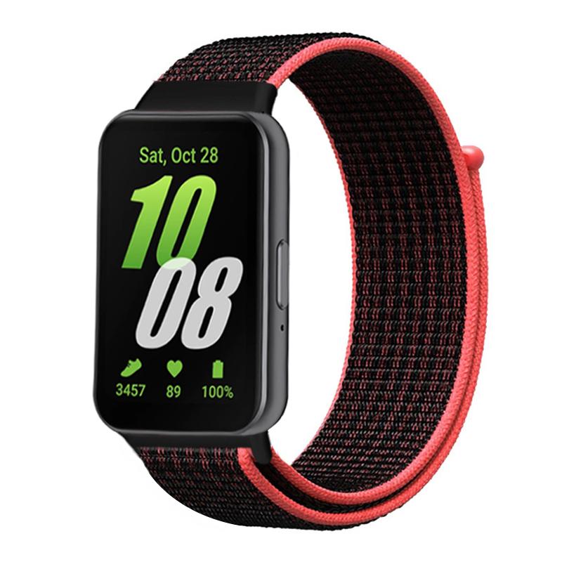 Sportowy nylonowy pasek do Samsung Galaxy Fit 3 Akcesoria Oddychający Regulowany Zamienny correa bracelet galaxy fit3 band