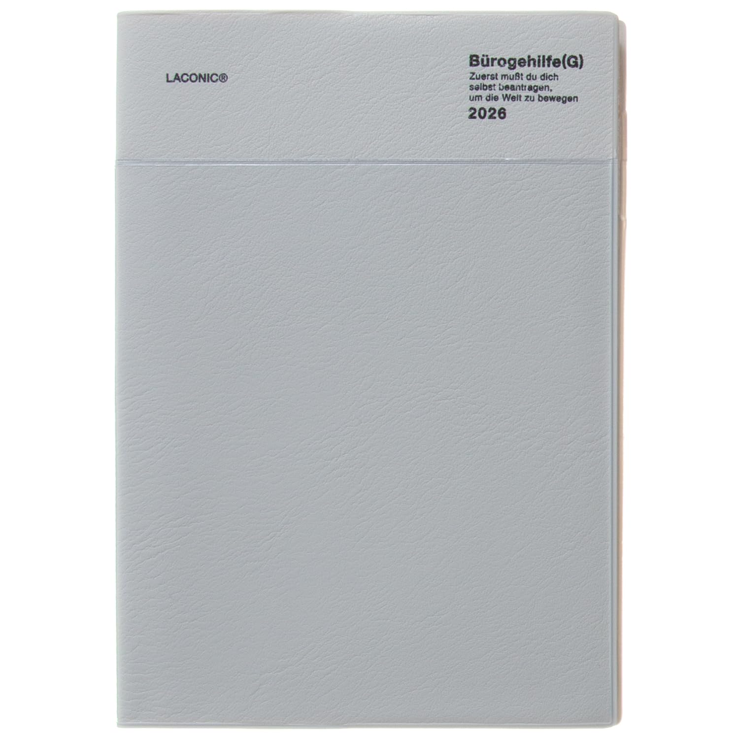 Laconic 2026 A5 Weekly Planner with Light Gray December Pockets, LALD109-260LG (Starts 2025)
