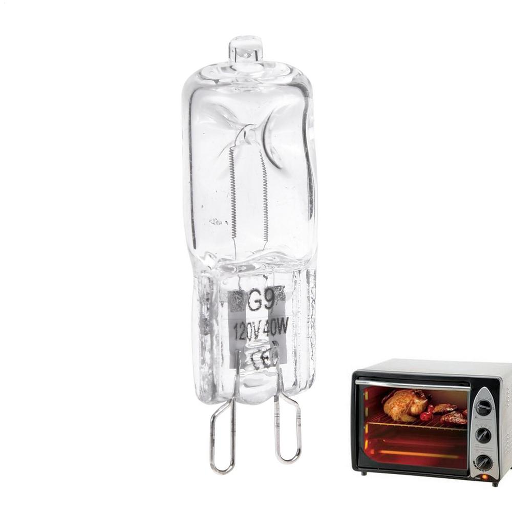 

40W G9 Oven Bulb High Temp Resistant 110V/220V 350LM Halogen Lamp Bulbs For Refrigerators 2000H Long Life Microwave Light Bulb