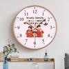 12 Inch 30cm Wall Clock Silent Home Living Room Creative and Warm Family Bedroom Clock Living Room