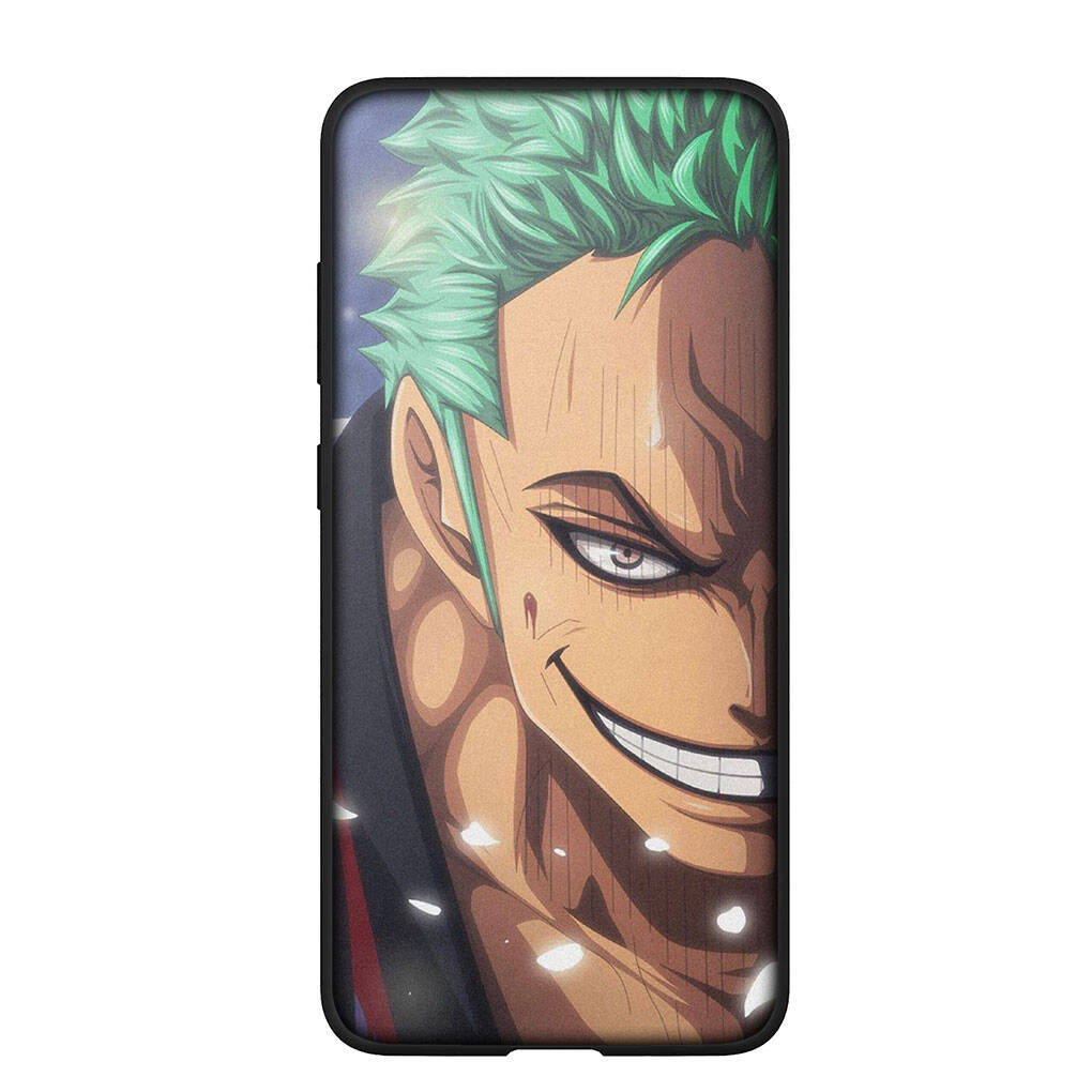 Coque de téléphone pour iPhone 17 15 16 Plus Redmi Note 14 12 11 13 Pro Max Huawei P30 P20 Lite OPPO A60 A40 A80 A18 Roronoa Zoro Dessin animé Luffy One Piece Cover