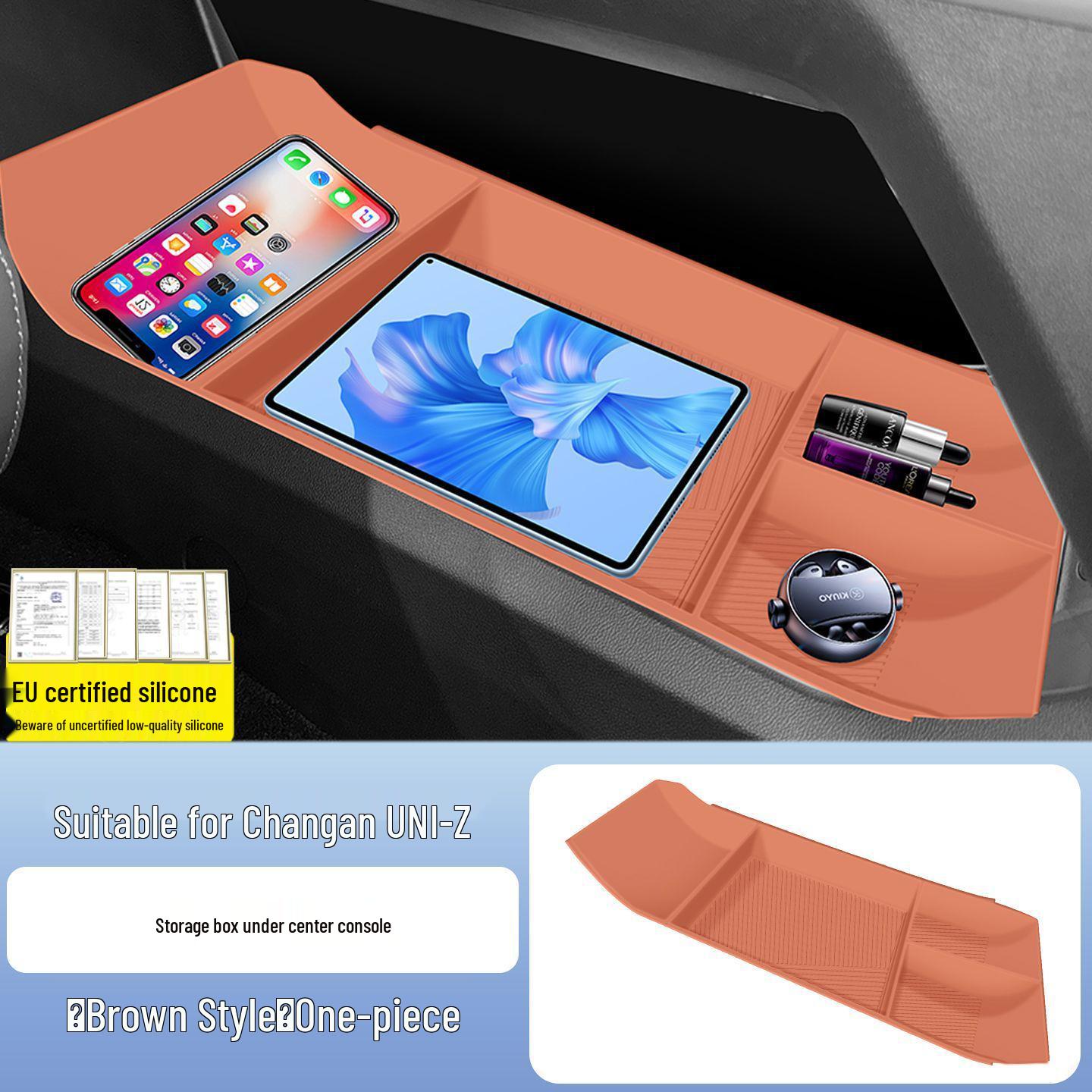 Compatible with 2025-2026 Changan Uni-Z: Center Console Pad & Storage Box Protector Changan UNI-Z Specific