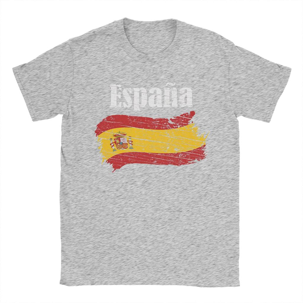 Spanien Wappen Spanisches Emblem Espania T-Shirt Sommer 100% Baumwolle T-Shirts Für Mann Trendiges Lockeres T-Shirt Kurzarm Oberteile