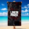Linkin Park Print Microfiber Beach Towel Sand?Resistant Lightweight Towel For Swimming Outdoor Travel Use