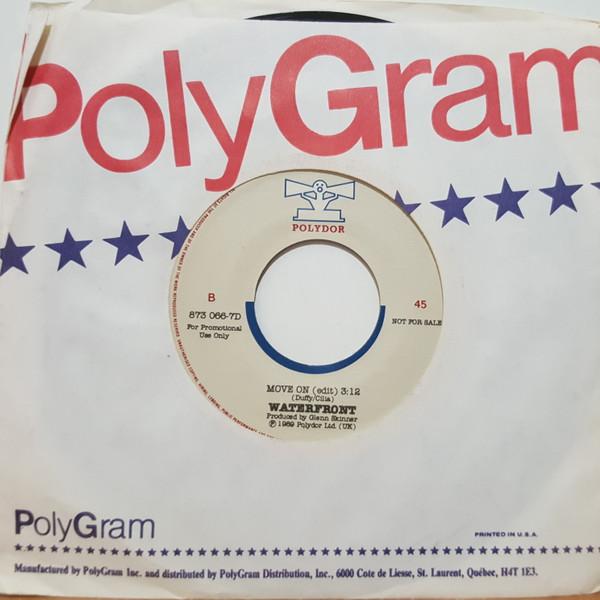 

7inch Record WATERFRONT Move On 8730667DPROMO Polydor 1989 Canada Dance Electronica Used