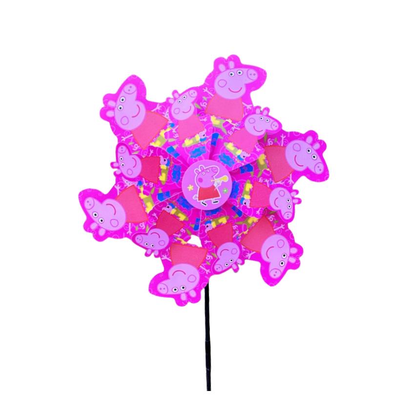 Kolorowy wiatraczek anime - dekoracja zewnętrzna do malowniczych miejsc - bestsellerowa ręczna zabawka wiatraczek