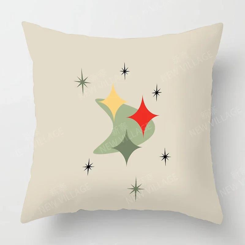 Nordic Fall Home Decor Autumn Throw Pillow Case Sofa Cushion Cover Modern X X X X Geometry