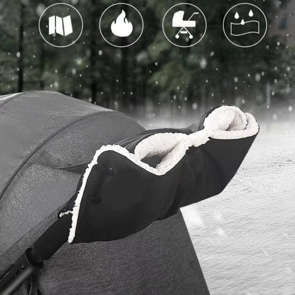 Universal Stroller Gloves Wind and Waterproof Baby Stroller Accessories Push Chair Glove