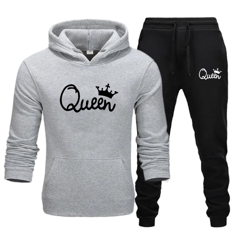 Men's Sports Suits Fashion Tracksuit Women Hoodies + Pants Two Pieces Sets Running Casual Sweatshirts Sweatpants Men's Clothing
