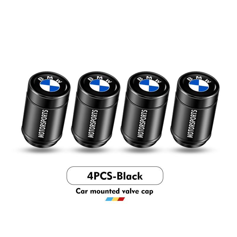 

For BMW 4pcs Car Wheel Tire Valve Caps Air Stem Covers Auto Parts E87 E70 E91 E30 G20 E92 E93 E60 E46 E90 G30 E53 X1