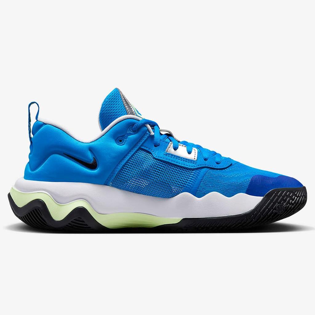 Nike Giannis Immortality 3 EP Photo Blue/Barely Volt Basketball Shoes, XDR Durable Outsole, 24.5cm. Model DZ7534-400