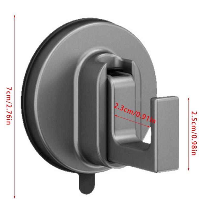Suction Cup Hooks Wall Mounted Bathroom Clothes Hanger Kitchen Cabinet Door Hooks For Bathroom Tile Glass Surfaces