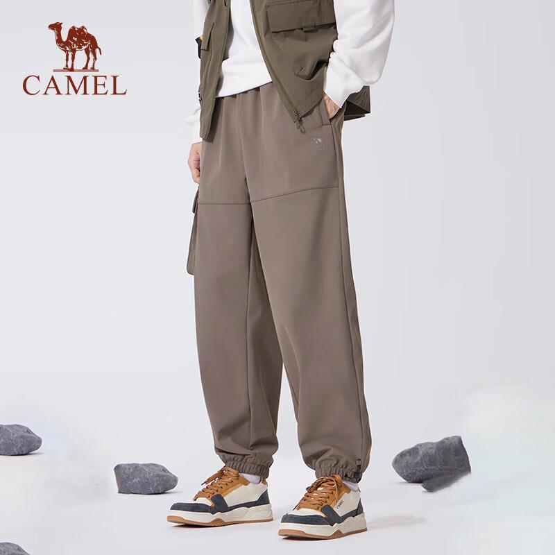 

Camel Unisex Outdoor Fleece-Lined Water-Resistant Cargo Pants XL