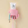 Wall Mounted Cactus Toothpaste Toothbrush Holder Draining Organizer Rack Home Bedroom Wall Door Decoration Rack Home Bed