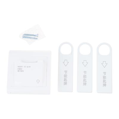Type-86 Insert Magnetic Card Switches Energy-saving Insert Key Hotel Apartment