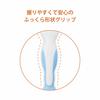 Combi Teteo teteo First time tooth brushing Baby toothbrush STEP4 When the molars come in Sora color (Blue)
