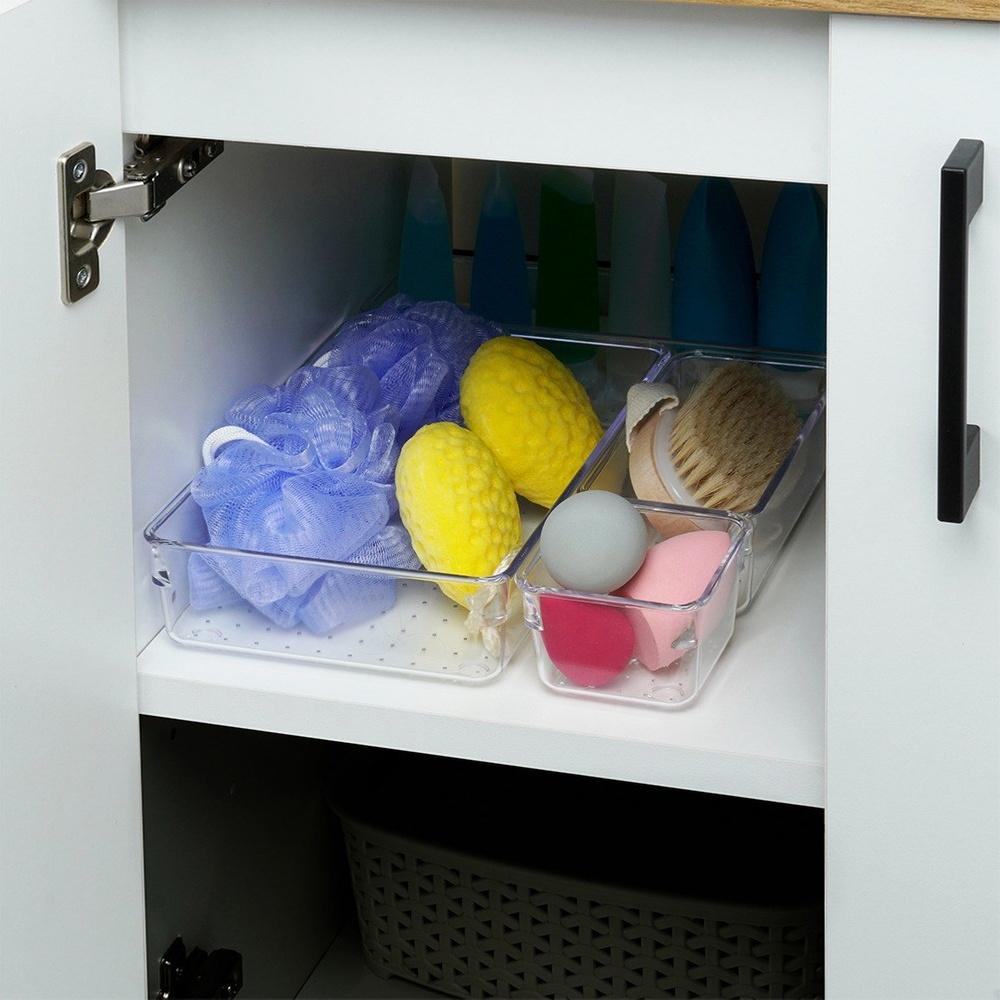 Container Organizer Boxes for Cosmetics Jewelry Brushes for Drawers Cabinets
