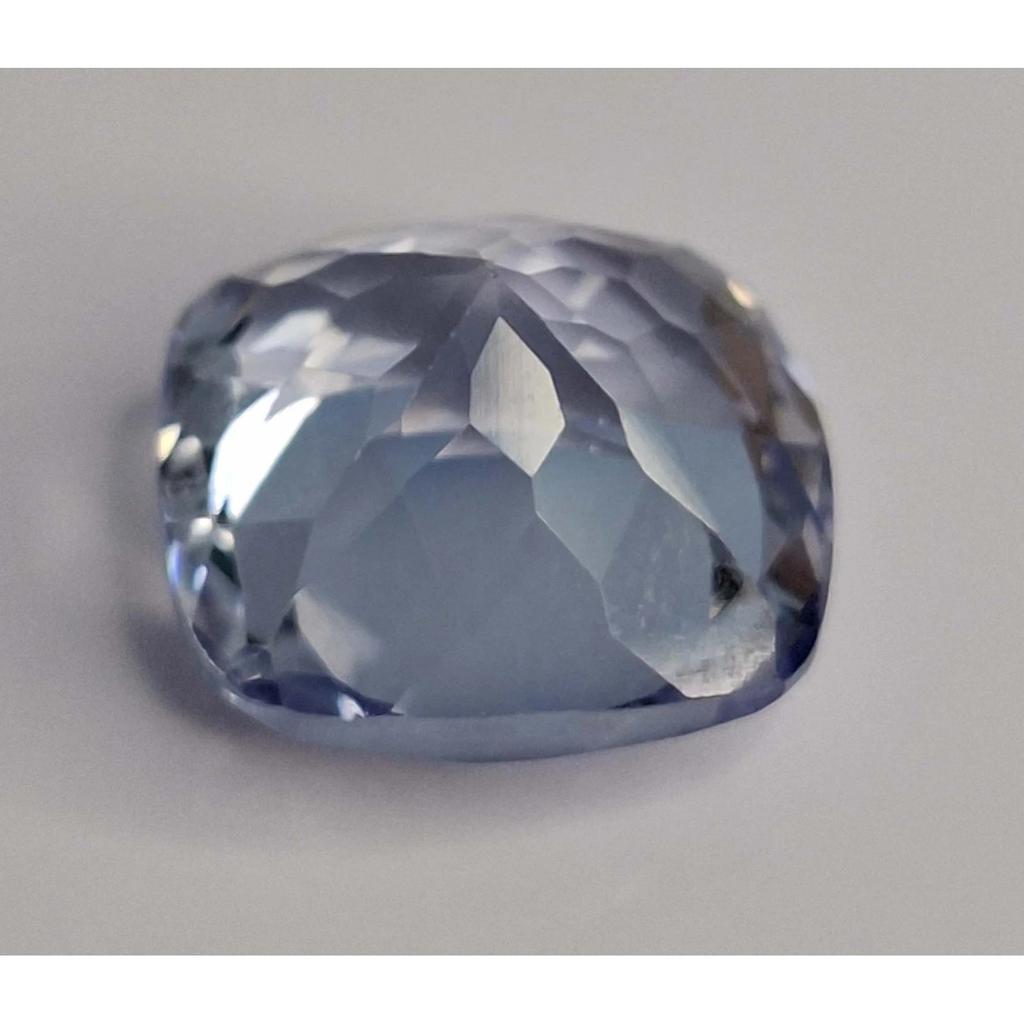 Light Blue Tanzanite Natural 8-10 Ct Cushion Cut Fabulous Certified Gemstone